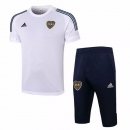 Entrainement Boca Juniors Ensemble Complet 2020 2021 Blanc Noir