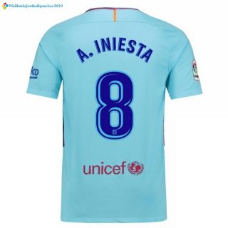 Maillot Barcelona Exterieur A.Iniesta 2017 2018