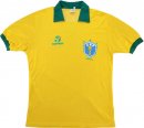 Maillot Brésil Topper Domicile Retro 1988 Jaune