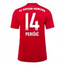 Maillot Bayern Munich NO.14 Perisic Domicile 2019 2020 Rouge