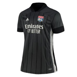 Maillot Lyon Exterieur Femme 2020 2021 Noir Maillot Lyon Exterieur Femme 2020 2021 Noir