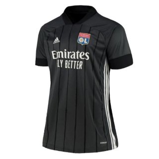 Maillot Lyon Exterieur Femme 2020 2021 Noir