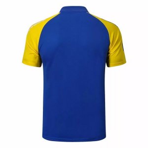 Polo Boca Juniors 2021 2022 Bleu Jaune