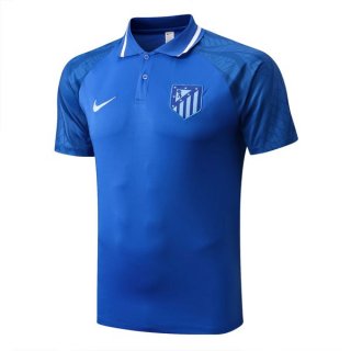 Polo Atlético de Madrid 2022 2023 Bleu