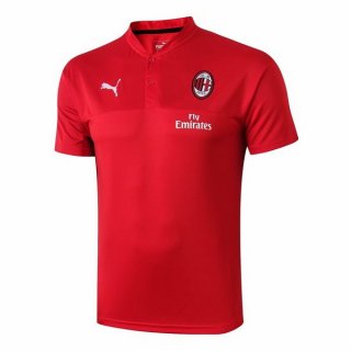 Polo AC Milan 2019 2020 Rouge