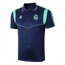 Polo Real Madrid 2019 2020 Bleu Vert Marine