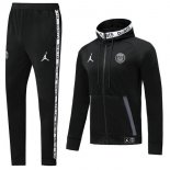 JORDAN Survetement Paris Saint Germain 2019 2020 Noir Blanc Gris