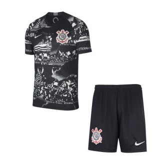 Maillot Corinthians Paulista Third Enfant 2019 2020 Noir Maillot Corinthians Paulista Third Enfant 2019 2020 Noir