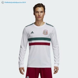 Maillot Mexico Exterieur ML 2018 Blanc