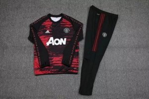 Survetement Manchester United 2020 2021 Noir Rouge Marine