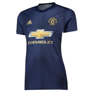 Maillot Manchester United Third Femme 2018 2019 Bleu