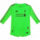 Maillot Liverpool Exterieur Gardien ML Enfant 2018 2019 Vert