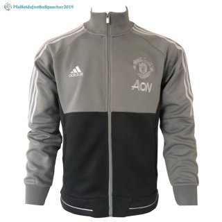 Veste Manchester United 2017 2018 Gris Noir