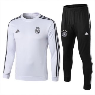 Survetement De Laine Real Madrid 2018 2019 Noir Blanc Noir