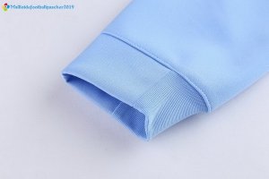 Survetement Manchester City 2017 2018 Bleu Clair Noir