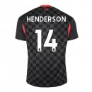 Maillot Liverpool NO.14 Henderson Third 2020 2021 Noir