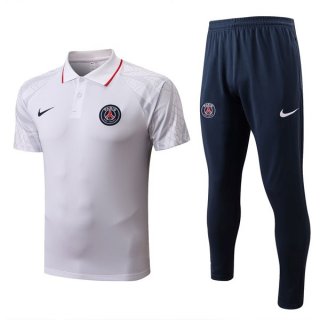 Polo PSG Ensemble Complet 2022 2023 Blanc Polo PSG Ensemble Complet 2022 2023 Blanc