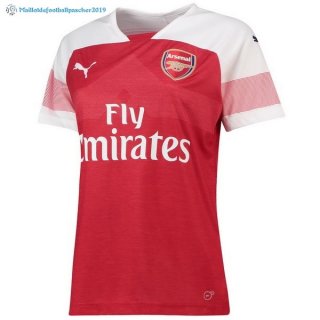 Maillot Arsenal Domicile Femme 2018 2019 Rouge Maillot Arsenal Domicile Femme 2018 2019 Rouge