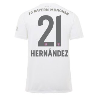 Maillot Bayern Munich NO.21 Hernández Exterieur 2019 2020 Blanc Maillot Bayern Munich NO.21 Hernández Exterieur 2019 2020 Blanc