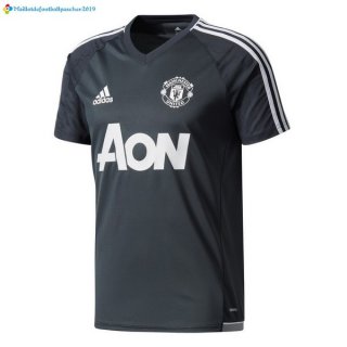 Entrainement Manchester United 2017 2018 Gris Marine Entrainement Manchester United 2017 2018 Gris Marine
