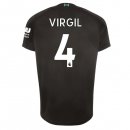 Maillot Liverpool NO.4 Virgil Third 2019 2020 Noir