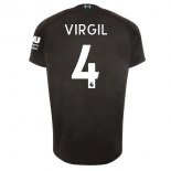 Maillot Liverpool NO.4 Virgil Third 2019 2020 Noir