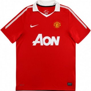 Maillot Manchester United Domicile Retro 2010 2011 Rouge Maillot Manchester United Domicile Retro 2010 2011 Rouge