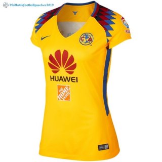 Maillot Club América Third Femme 2017 2018 Jaune Maillot Club América Third Femme 2017 2018 Jaune