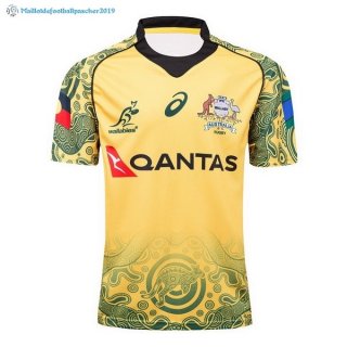 Maillot Rugby Australie 2017 2018 Jaune Maillot Rugby Australie 2017 2018 Jaune