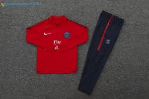 Survetement Paris Saint Germain Enfant 2017 2018 Rouge