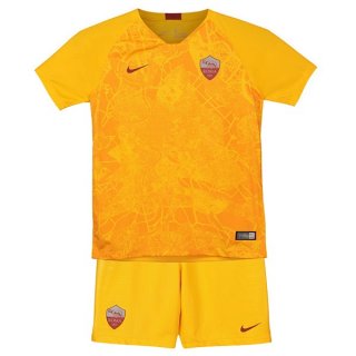 Maillot AS Roma Third Enfant 2018 2019 Jaune