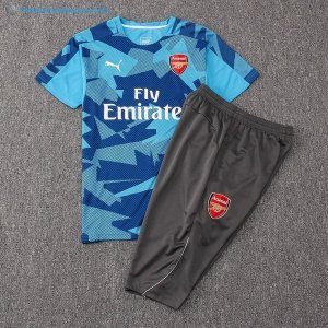 Maillot Entrainement Arsenal Ensemble Complet 2017 2018 Bleu