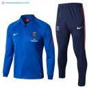 Survetement Paris Saint Germain 2017 2018 Blanc Bleu Marine