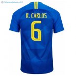 Maillot Brésil Exterieur R.Carlos 2018 Bleu