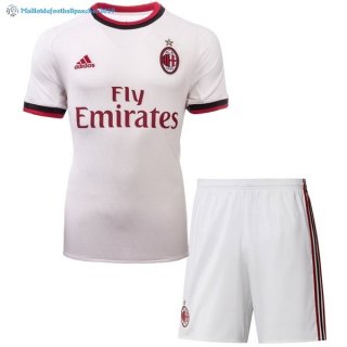 Maillot AC Milan Exterieur Enfant 2017 2018 Blanc