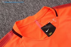 Maillot Entrainement Barcelona Ensemble Complet 2018 2019 Orange