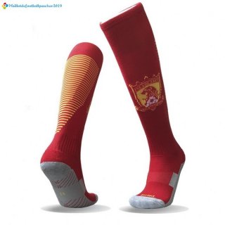 Chaussette Evergrande Domicile 2017 2018 Rouge