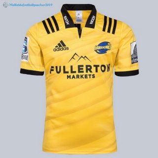 Maillot Rugby Hurricanes Domicile 2018 Jaune Maillot Rugby Hurricanes Domicile 2018 Jaune