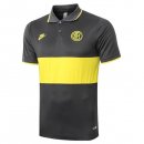 Polo Inter Milan 2019 2020 Jaune Gris