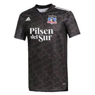 Thailande Maillot Colo Colo Exterieur 2021 2022 Noir Thailande Maillot Colo Colo Exterieur 2021 2022 Noir