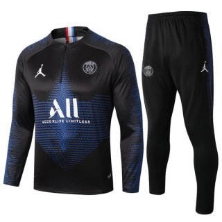 JORDAN Survetement Paris Saint Germain 2019 2020 Noir Bleu Blanc JORDAN Survetement Paris Saint Germain 2019 2020 Noir Bleu Blanc