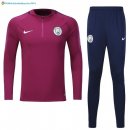 Survetement Manchester City Enfant 2017 2018 Purpura Bleu