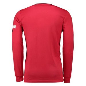 Maillot Manchester United Domicile ML 2019 2020 Rouge