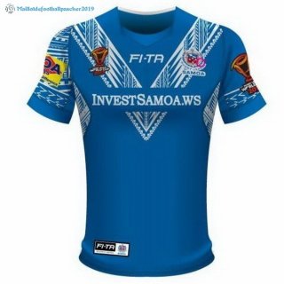 Maillot Rugby Samoa RLWC Domicile 2017 2018 Bleu Maillot Rugby Samoa RLWC Domicile 2017 2018 Bleu