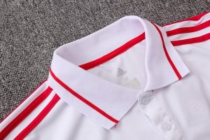 Polo Ensemble Complet Bayern Munich 2018 2019 Blanc Rouge