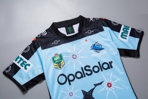 Maillot Cronulla Sharks Edición Conmemorativa 2018 Bleu