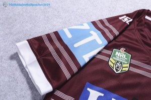 Maillot Rugby Manly Sea Eagles Domicile 2017 2018 Rouge