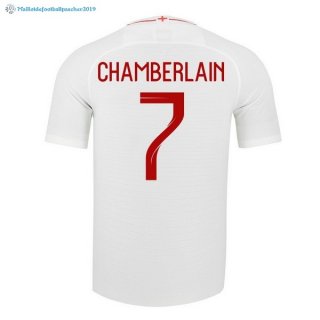 Maillot Angleterre Domicile Chamberlain 2018 Blanc Maillot Angleterre Domicile Chamberlain 2018 Blanc