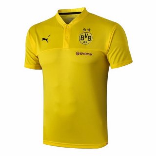 Polo Borussia Dortmund 2019 2020 Jaune Noir Polo Borussia Dortmund 2019 2020 Jaune Noir
