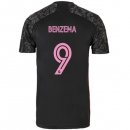 Maillot Real Madrid Third NO.9 Benzema 2020 2021 Noir